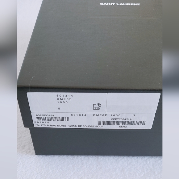 Authentic Saint Laurent YSL Checked Boucle Tweed Wool & Leather Gloves - Picture 15 of 16